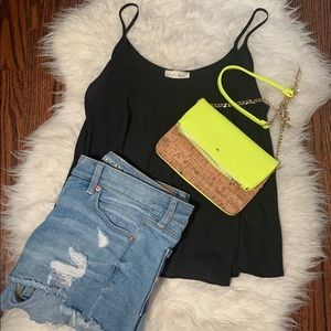 Sugar Rain Classic Black Tank Small